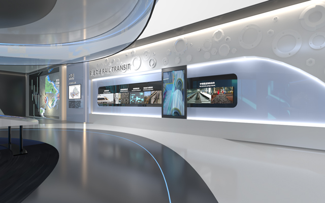 城市展厅滑轨屏