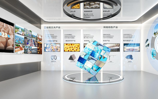 城市展厅立体魔方屏 城市展厅立体魔方屏