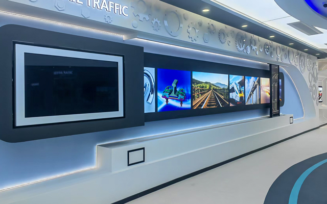 城市展厅滑轨屏 城市展厅滑轨屏